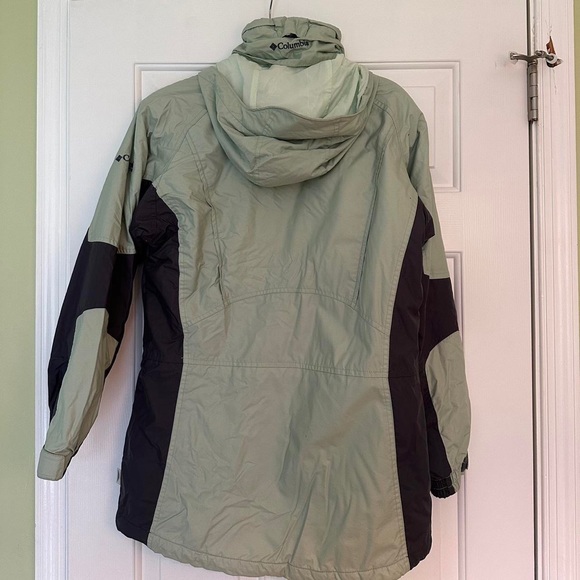 Vintage green & grey Columbia Vertex Waterproof Hooded Jacket. - Picture 3 of 5